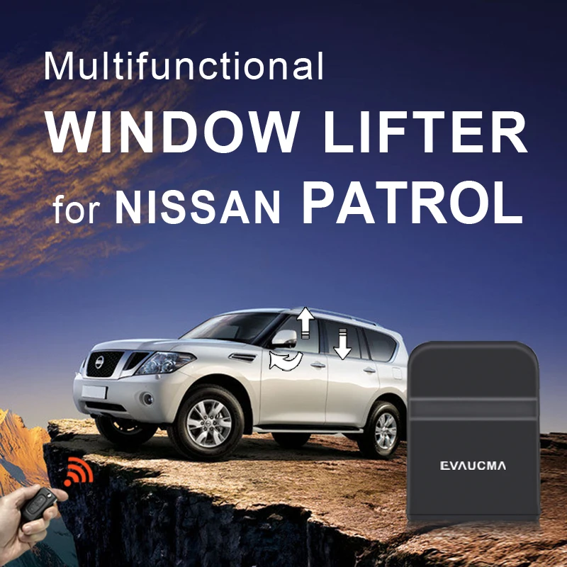 Original car power window closer closing/opening mirror folding/opening for N issan Patrol Car Alarm Accessories | Автомобили и