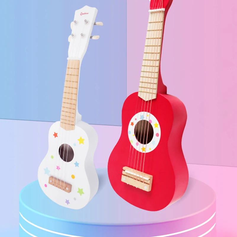 Раннее Образование Onshining Mini Ukulele музыкальный инструмент моделирование игрушечные гитары игрушки деревянные дети игра для детей подарок от AliExpress RU&CIS NEW