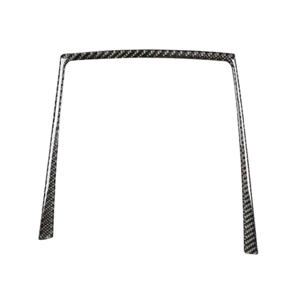 z włókna węglowego samochodowy uchwyt na kubek napojem naklejka ramka wykończenie dekoracja ABS do BMW X5 X6 E70 E71 2009 2010 2011 2012 2013