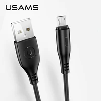 usams 1m 2a micro usb mobile phone cable fast charging data cable sync microusb cable for huawei xiaomi oneplus redmi android