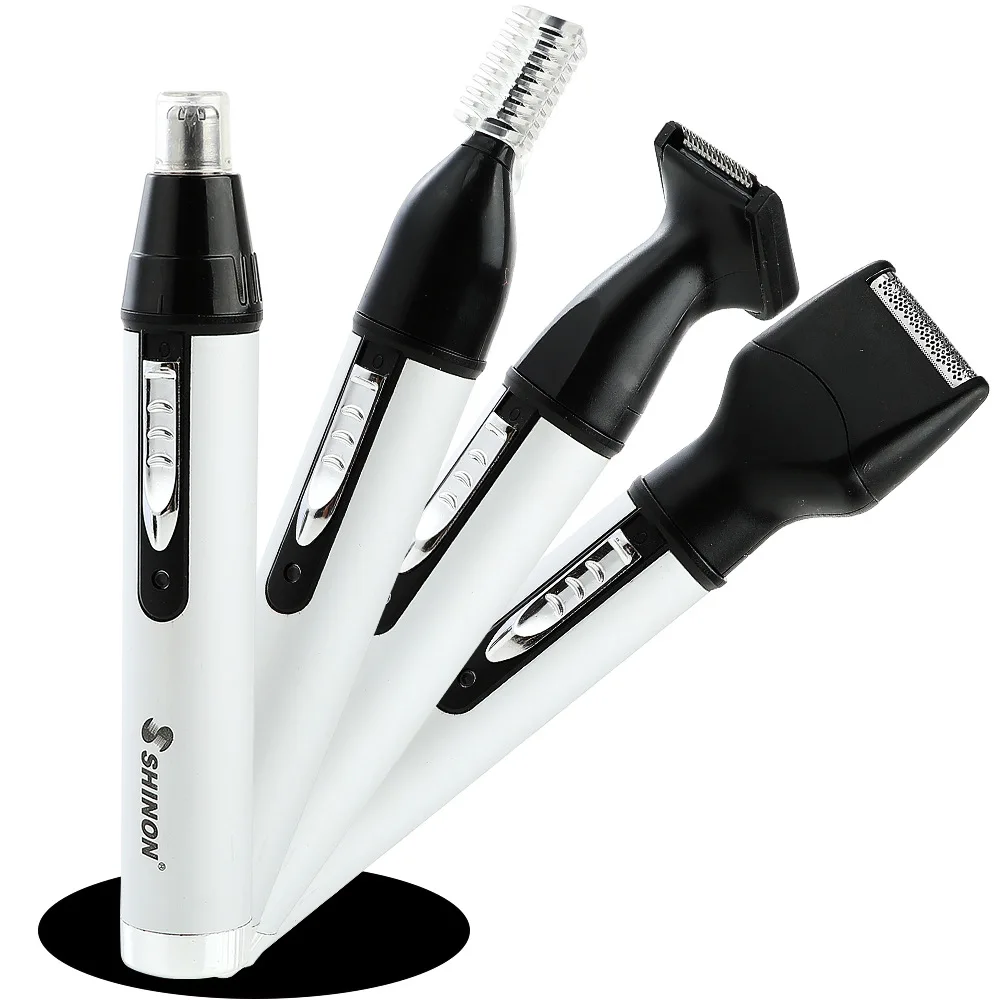 4 в 1 перезаряжаемый триммер для волос бороды ушей бровей уход за лицом носа