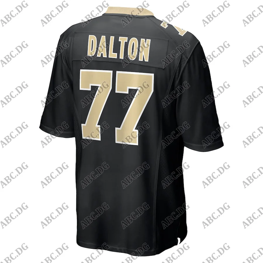 

Men Women Kid Youth New Orleans Jalen Dalton Black Game Jersey