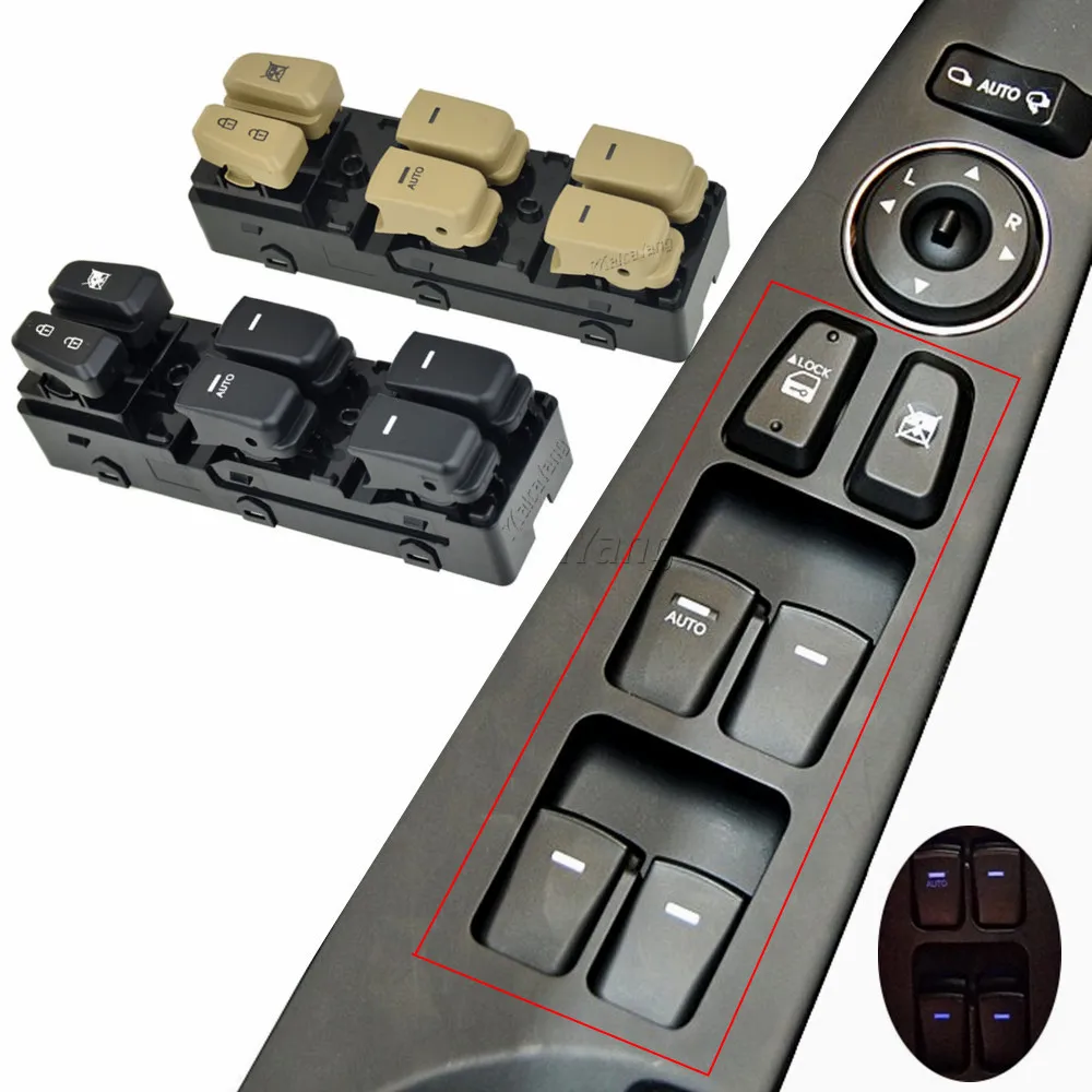 

Master Power Auto Window Switch Button for Hyundai Sonata 2011-2015 93570-3S000 DXY88