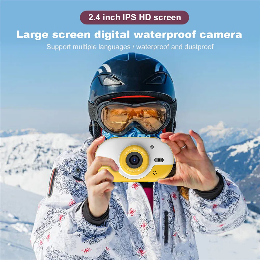 Цифровая игрушечная мини-камера 2 4 дюймов HD IPS экран детская камера