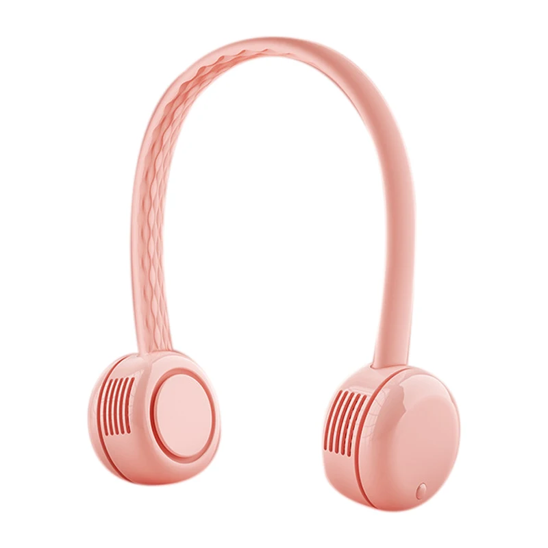 

Personal Fan Hand Free Neck Fan Bladeless Fan - USB Rechargeable Portable Headphone Design Wearable Neckband Fan