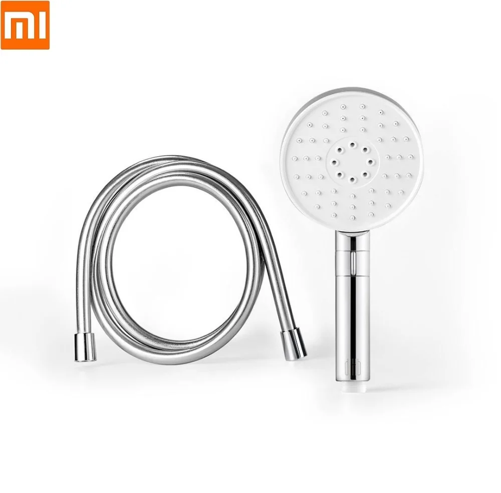 Shower and hose Xiaomi, новинка, настенный душ для купания, насадка для душа, домашний ручной набор для душа 120 мм, 53 отверстия для воды, Душевая система - Цвет: Shower and hose
