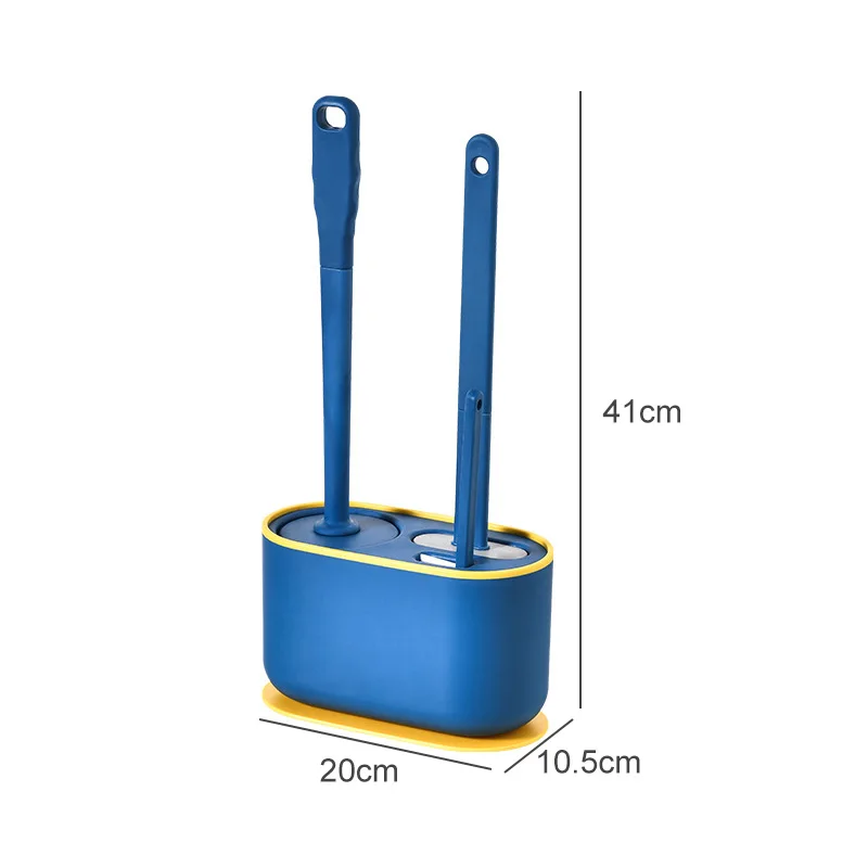 wall mounted toilet brush with holder silicone toilet cleaning brushs hanging toilet cleaner with base wc bathroom accessories free global shipping