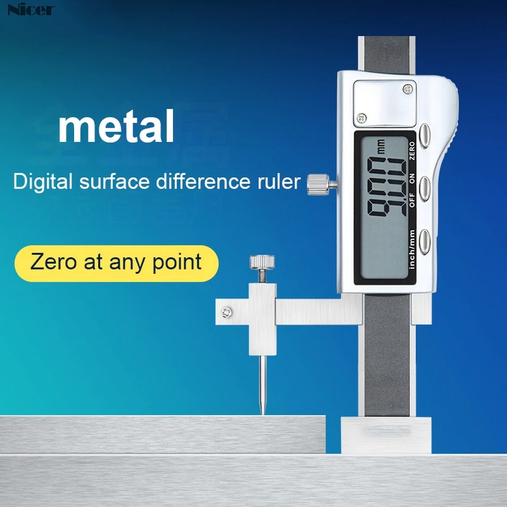 Ponto de Medição Calibre para Medir a Posição Digital Passo Gauge Exmutável Vernier Mútua Duas Superfícies Adjacentes & Gap