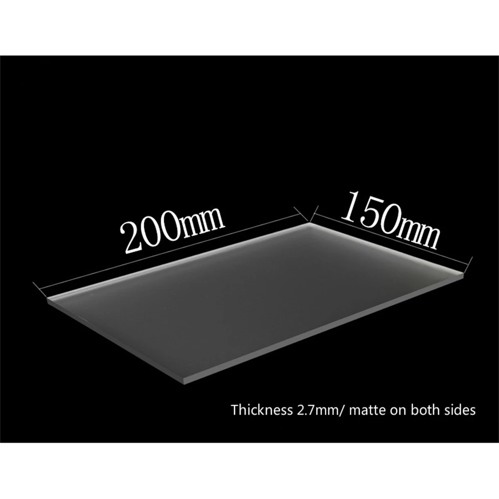 

200*150mm 2.7mm Thickness Acrylic Plate Organic Glass Plate 3mm Arbitrary Size Bending Cutting Carving