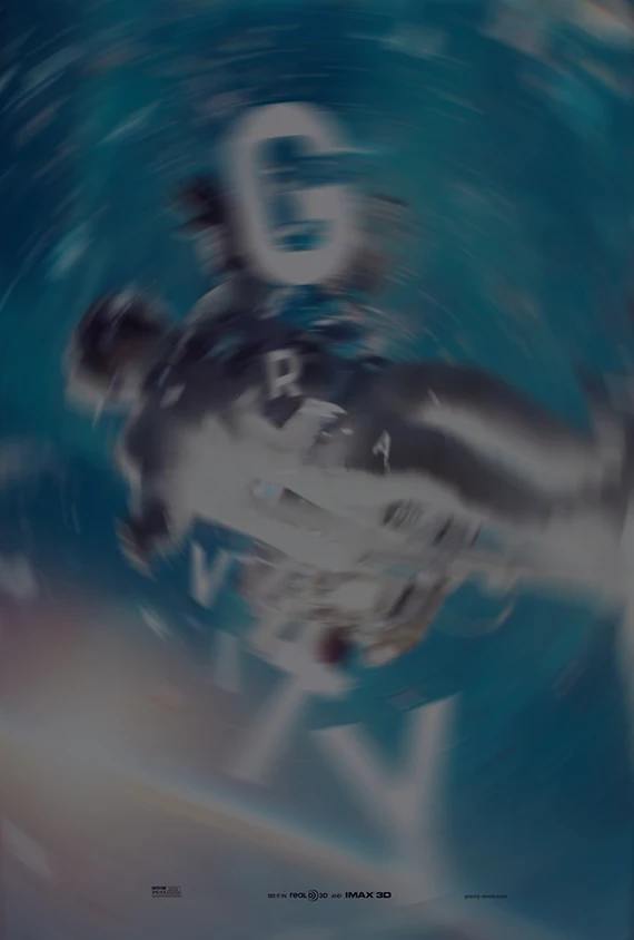 Gravity Space Sci-Fi научная Художественная литература фильм Винтаж плакат в стиле ретро
