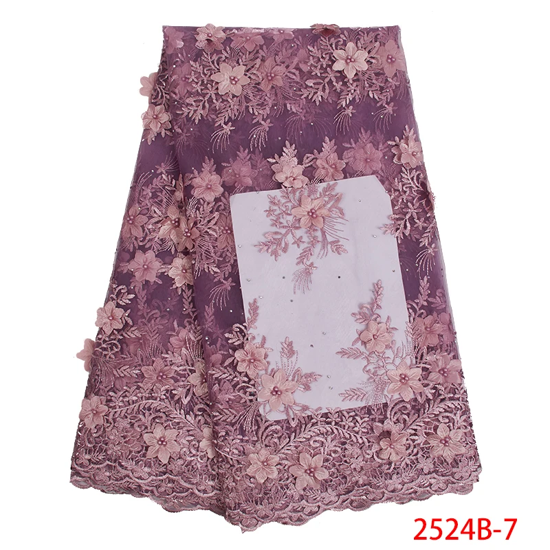 

Beaded Wedding Lace Appliqu Tulle Embroidered Fabric Latest African Wedding Wedding Dress African Beaded Lace AMY2524B