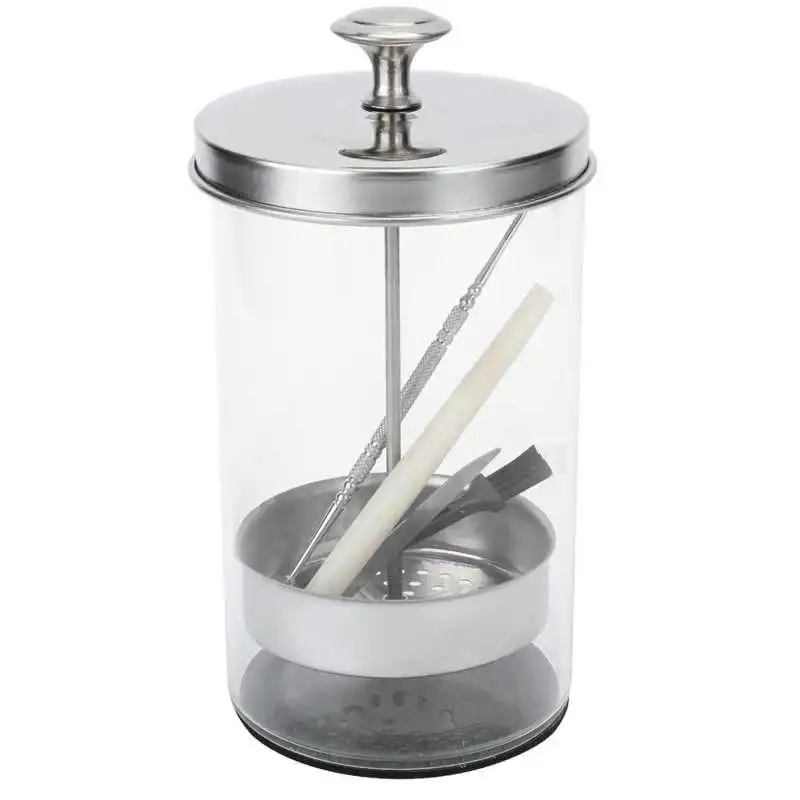 

Easy To Take Salon Barber Bottle 304 Stainless Steel Easily Cleaning Bottle for Scissors Nail Clippers Girls Salon