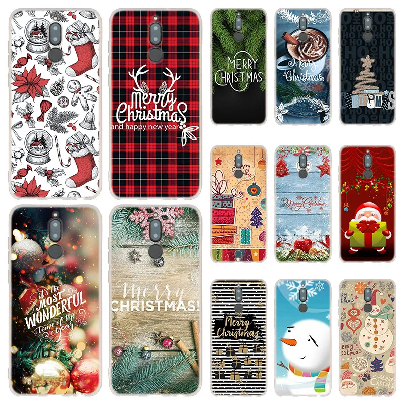 

Christmas series christmas lights Soft Silicone Phone Case For Huawei Mate 30 20 10 Lite Pro 20X Nova 4e 5z 5ipro 3i Cover