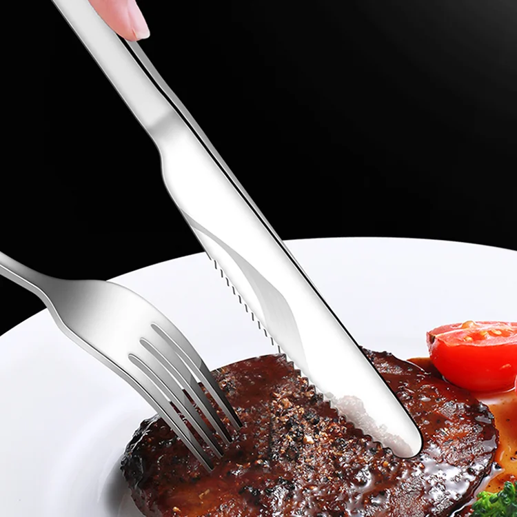 

Stainless Steel Dinnerware Sets Fork Spoon Knife Picnic Gift Dinnerware Sets Luxury Wedding Cubiertos Kitchen Gadget Sets 50