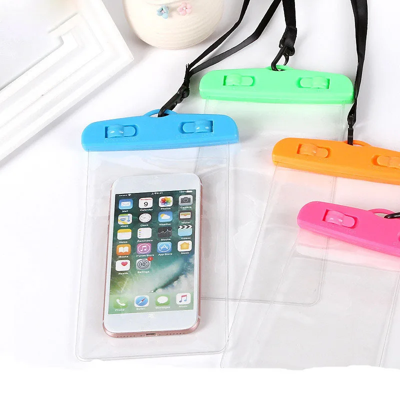 

Travel Packing Coin Money Card Wallet Phone Bag PVC Clear Phone Waterproof Bag Summer Beach Pouch Case Travel Accessories