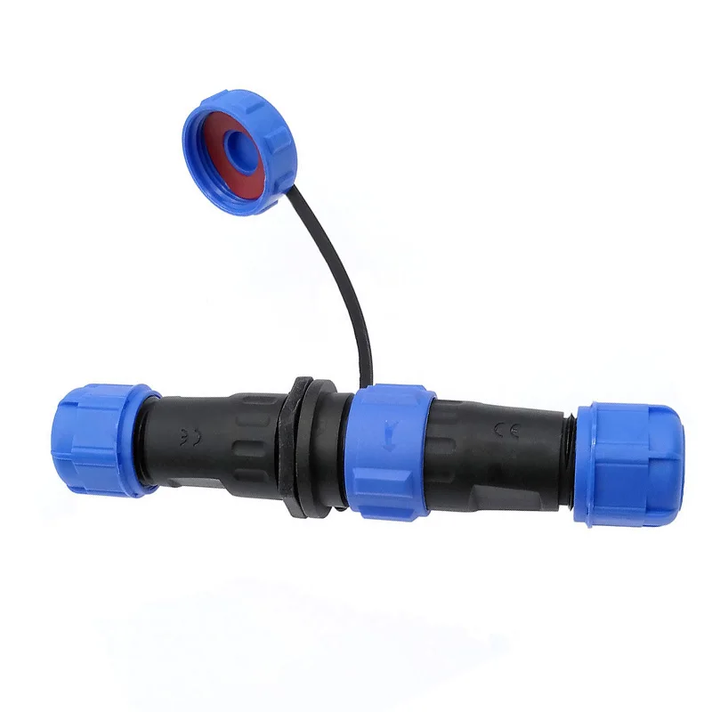 

1 Pairs SP13 IP68 Aviation Waterproof Connector Plug Socket Solder Silica Gel US