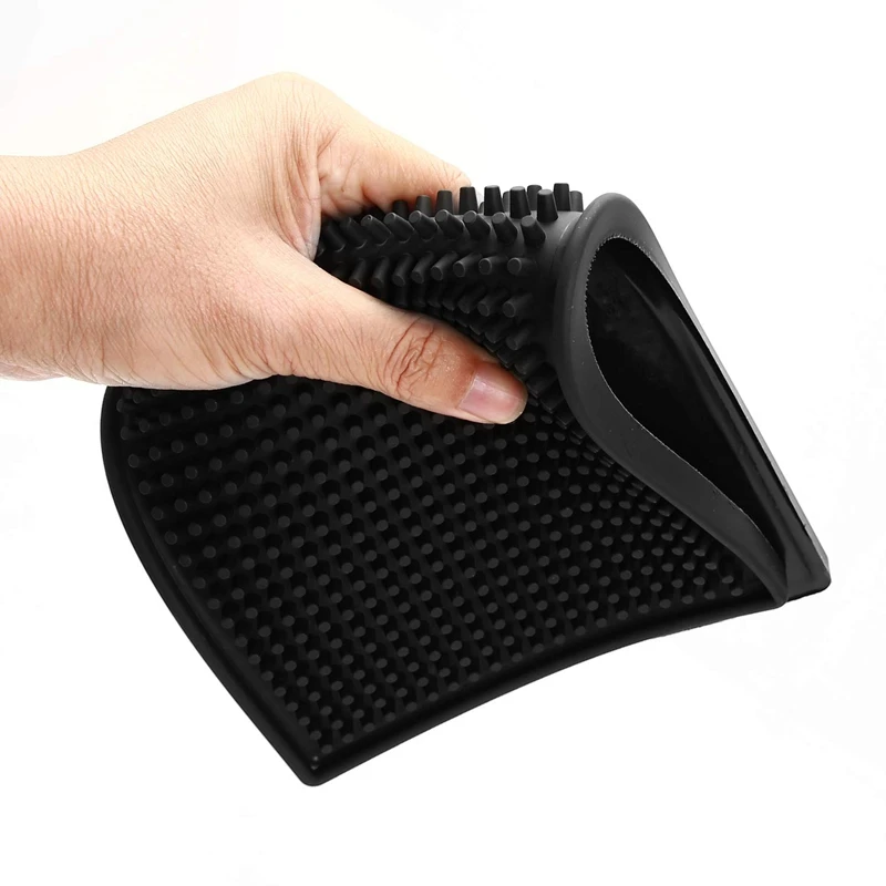 Hot SV-Rubber Bar Service Mat - Black Drink Coasters Heavy Duty Leak Proof & Non Slip Table Top Protection for Kitchen Res | Дом и сад