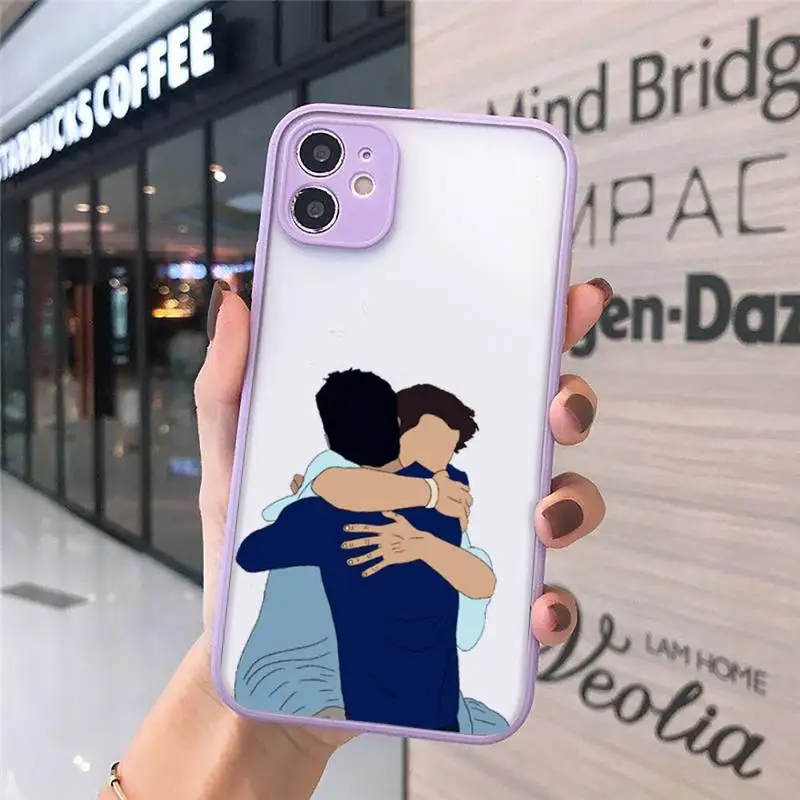

Teen Wolf Dylan O'Brien Scott and Stiles Phone Case matte transparent For iphone 7 8 11 12 plus mini x xs xr pro max cover