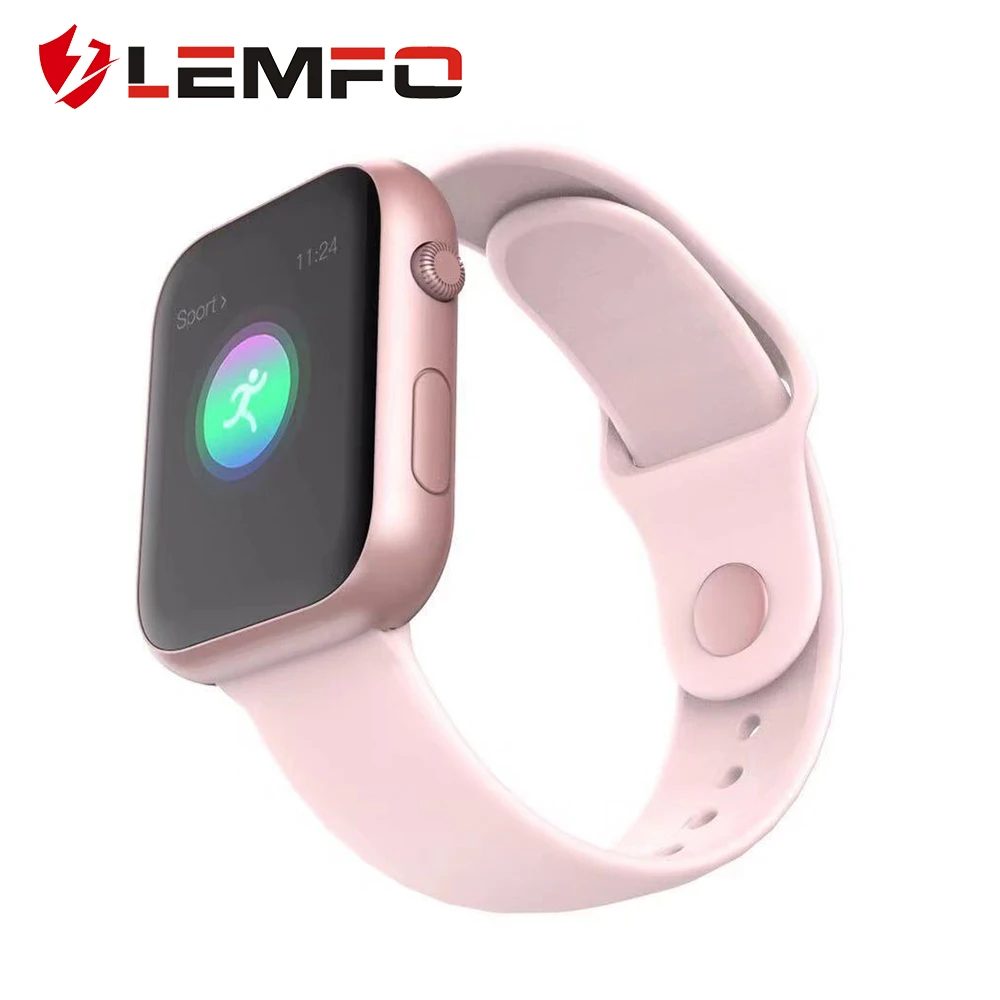 gold pink LEMFO SX16 Смарт часы для мужчин кровяное давление Водонепроницаемый Bluetooth 4,0 для Apple часы для женщин IP67 - Цвет: gold pink