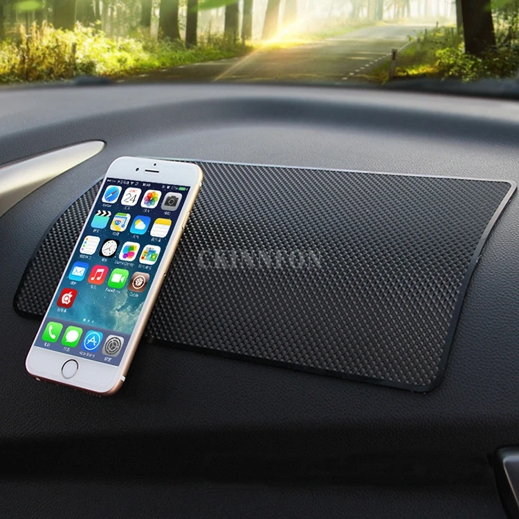 

200 шт./лот 27x15 см Противоскользящий коврик для Мобильный телефон mp4 Pad для навигационного устройства против скольжения автомобиля клейкая пр...