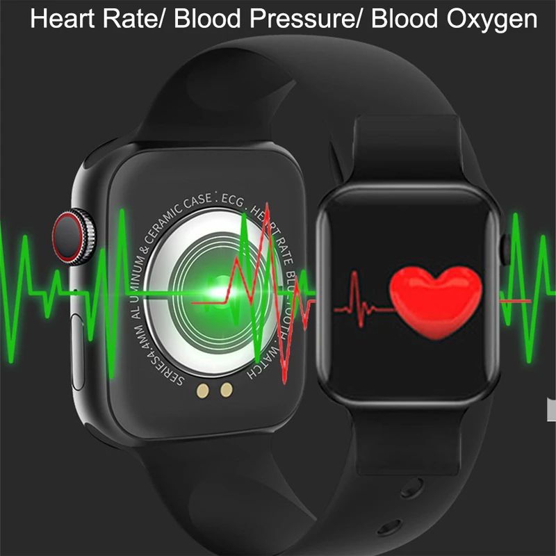 chycet 2021 smart watch original iwo series 6 watch 44mm bt call diy faces split screen sport smartwatch men women pk hw22 w26 free global shipping