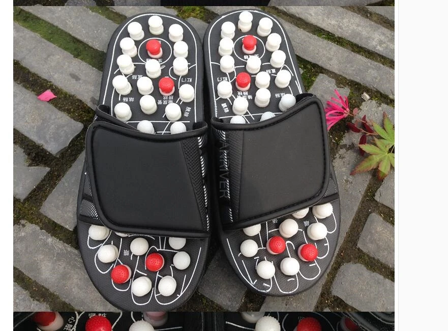 Массажные тапочки для ног Рефлексология акупунктурная терапия массажер ходьбы