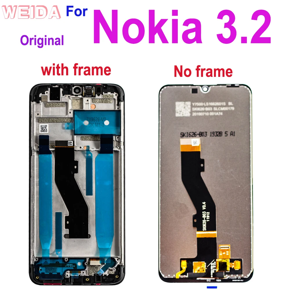 ЖК дисплей 6 2 дюйма для Nokia 3 TA 1156 1159 1164 сенсорный экран с дигитайзером в сборе и