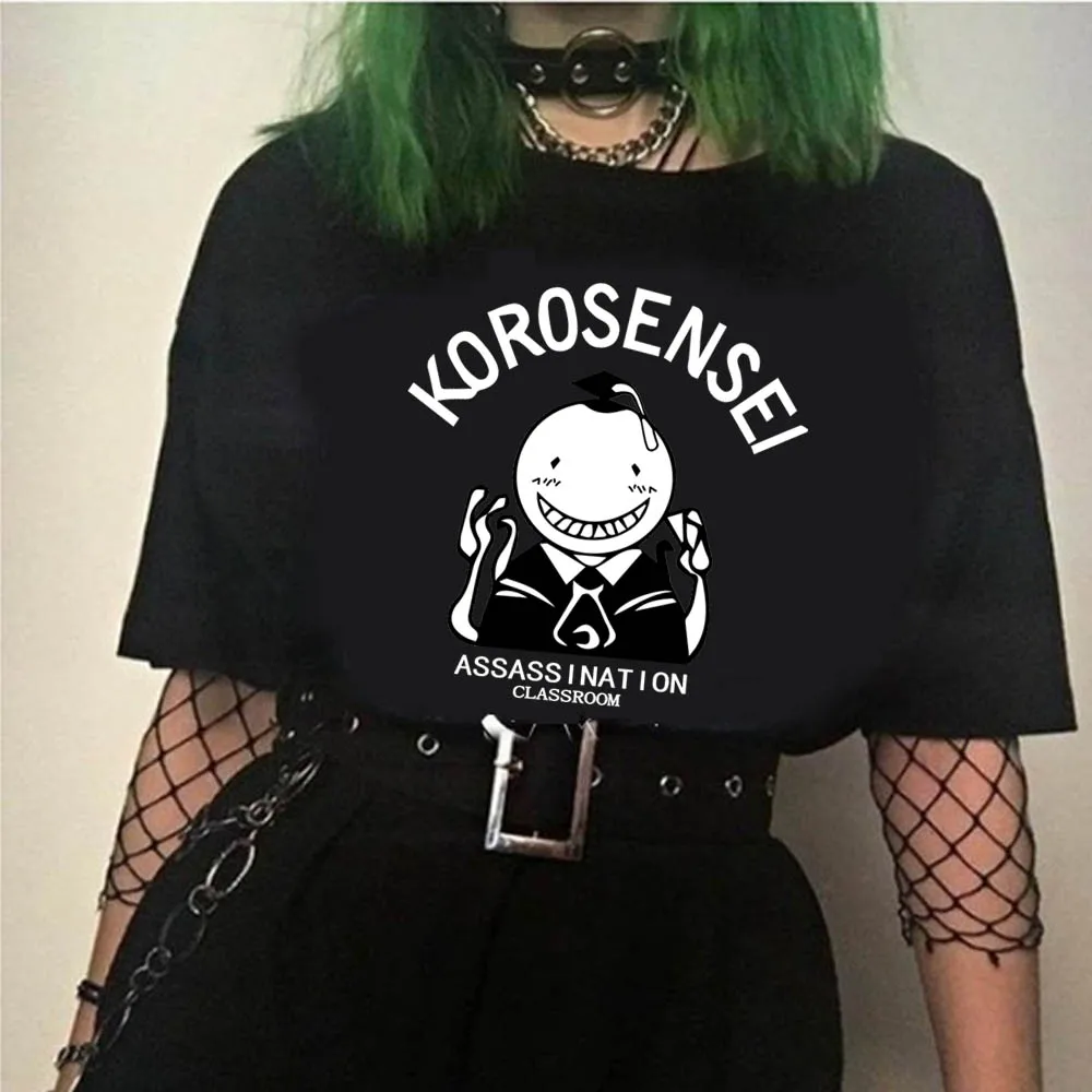 

Класс убийц корозенсей аниме футболка повседневные кавайные женские футболки