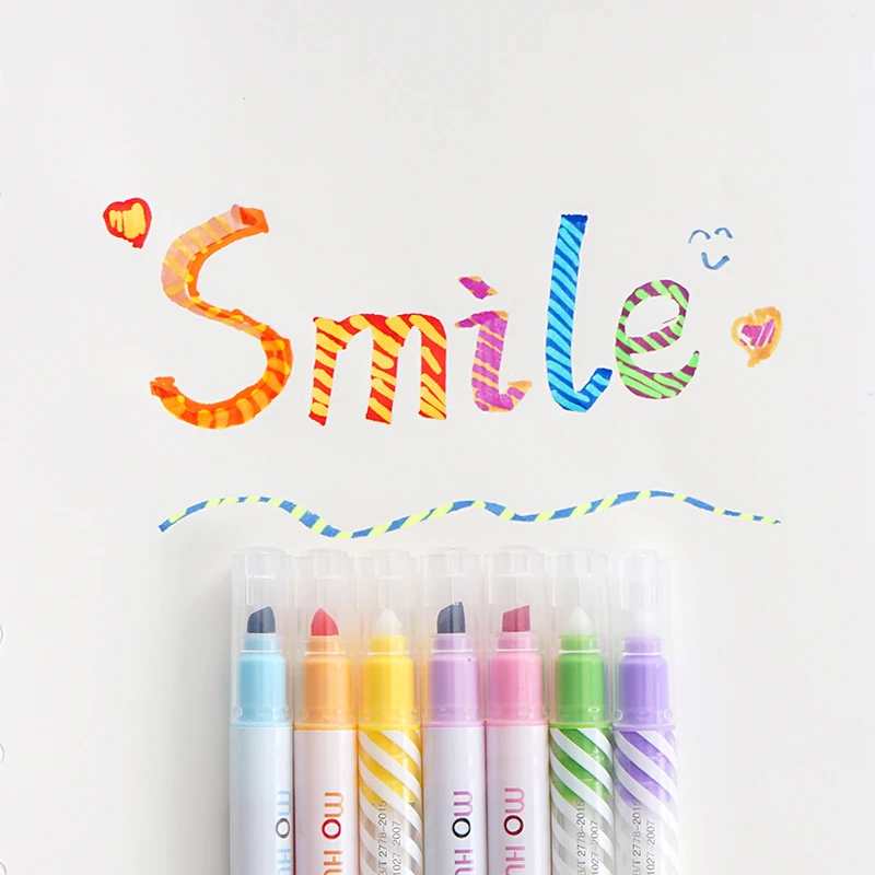 Andstal волшебный 12 цветов меняющий цвет Хайлайтер для скрапбукинга акварельный