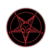 New Satan Devil Demon Evil Hell Car Stickers Decal for Bumper Rear Windshield Other Vehicle Cover scratches KK1212cm