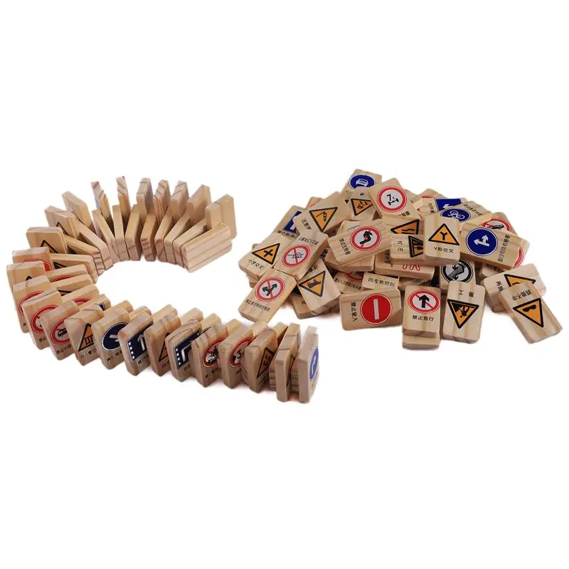 MWZ 100 шт. Автомобильный логотип дорожные знаки узор двусторонняя печать