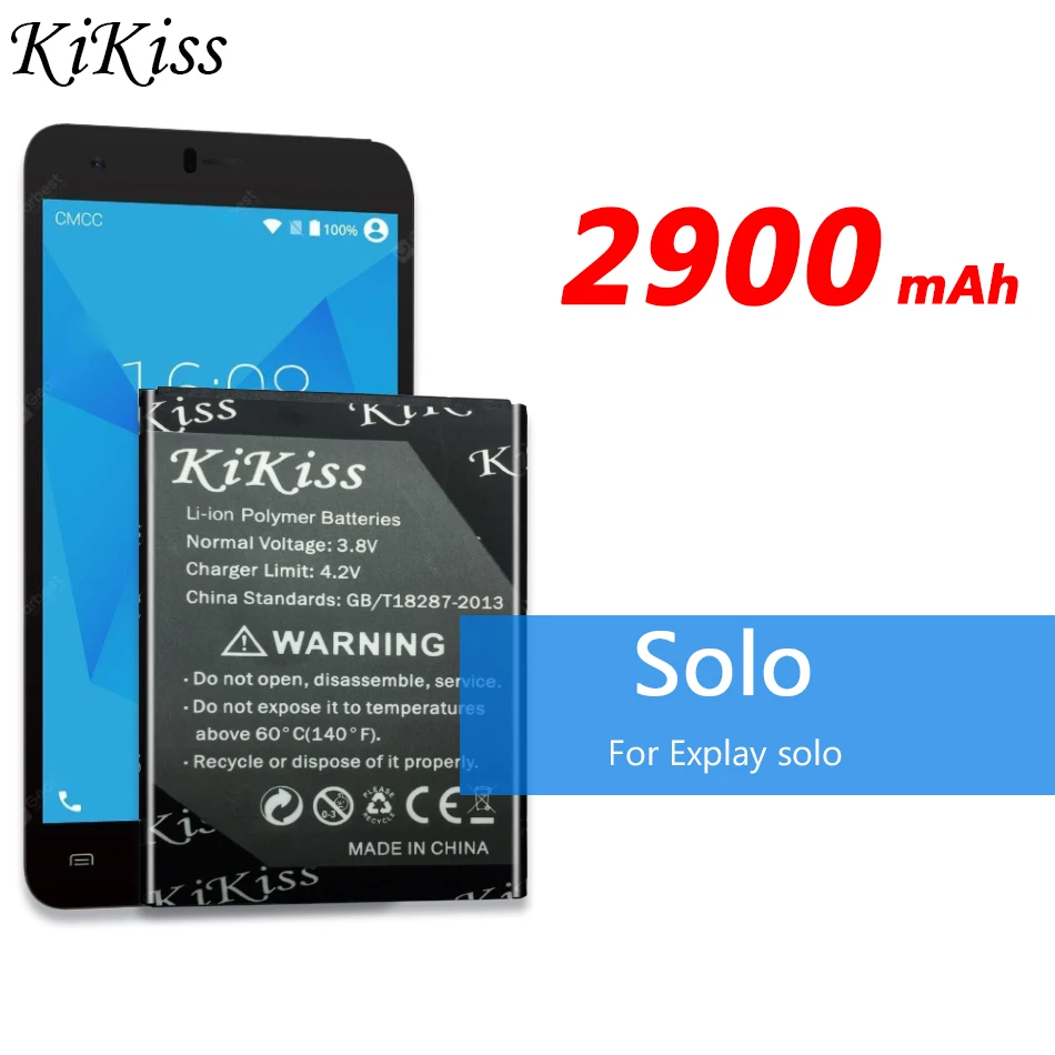 2900 мАч аккумулятор для сотового телефона высокой емкости замена Explay Solo + трек-код
