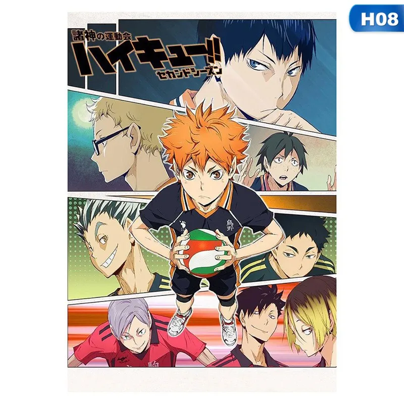 Кошмарным! Haikyuu Аниме Манга настенный плакат свиток домашнее украшение Стены Искусства