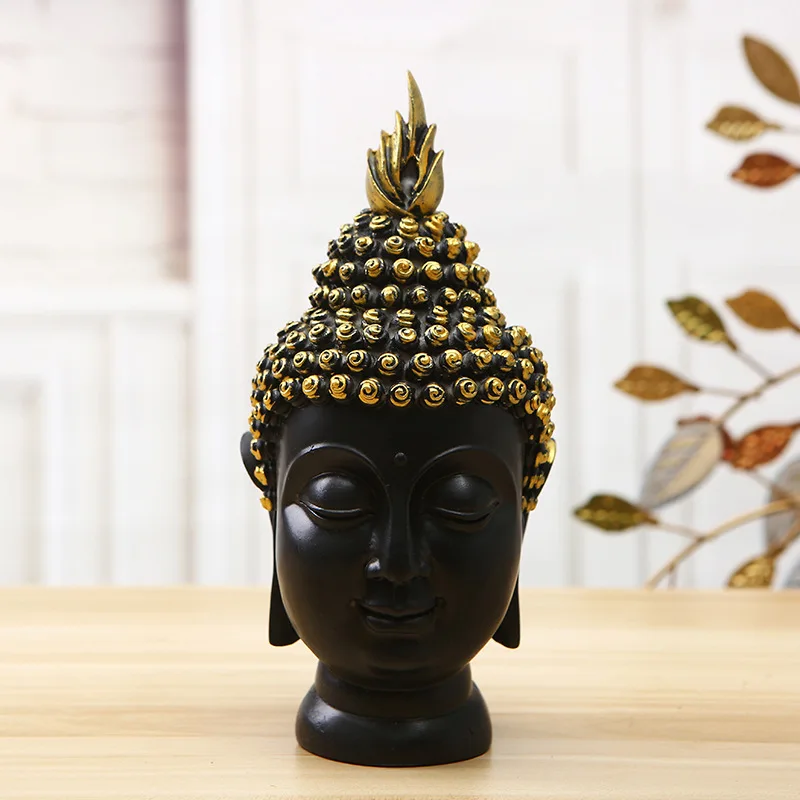 

New 2020 Buddha Statue Thailand Buddha Sculpture Green Resin Hand Made Buddhism Hindu Fengshui Figurine Meditation Home Decor