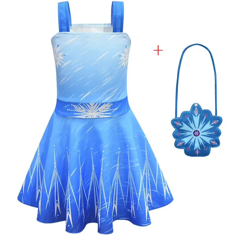 Frozen Elsa 2 Baby Girls Kids Princess Summer Dresses Toddler Cospaly Dress Girl Tutu Birthday Gown Party Clothes Vestidos | Детская