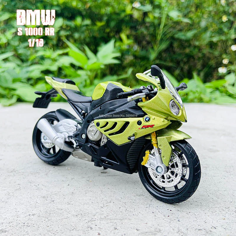 Maisto 1:18 7 стилей BMW 1000RR Silvardo оригинальная Авторизованная модель мотоцикла из