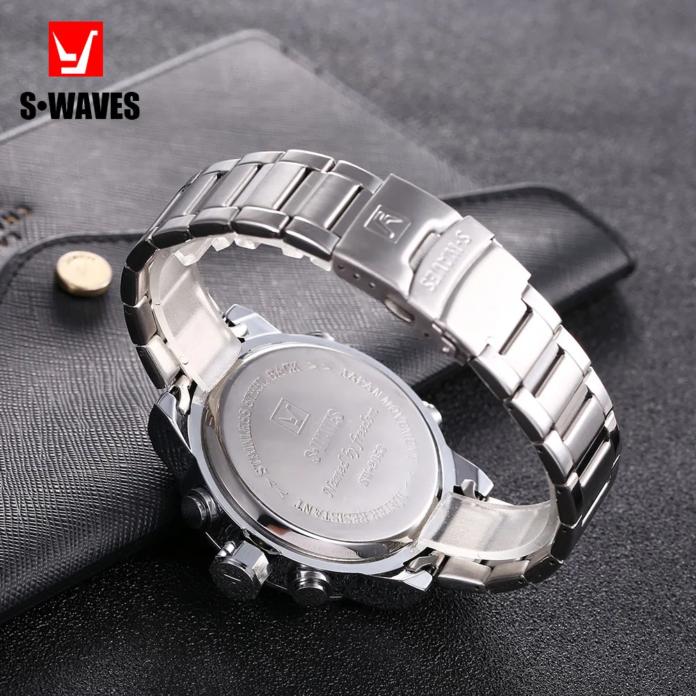 Часы наручные SWAVES мужские светодиодсветодиодный аналоговые цифровые