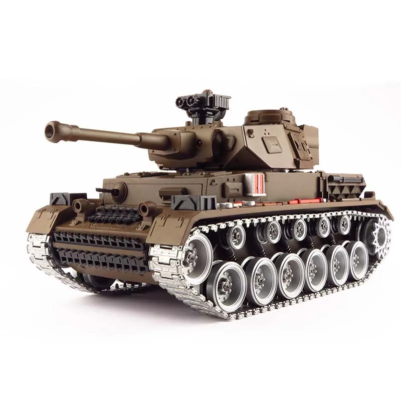 1/20 крупная имитация 2 4G RC Tank 15 каналов тактический основной автомобиль военная