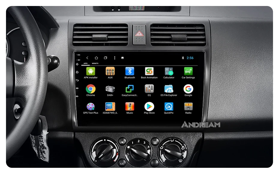 Автомобильный мультимедийный плеер carplay 9 дюймов Android 8 1 2 + 32 ГБ GPS навигация K2 IPS