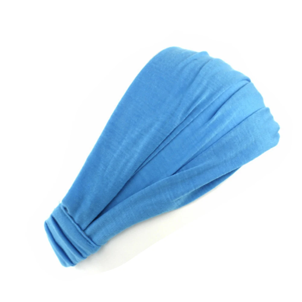 Женская хлопковая повязка на голову Спортивная эластичная для йоги тренажерного