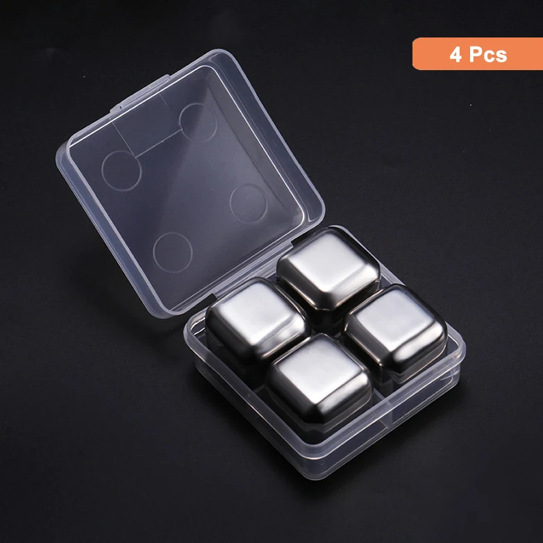 Кубики для льда из нержавеющей стали 304 быстрое замороженное искусство