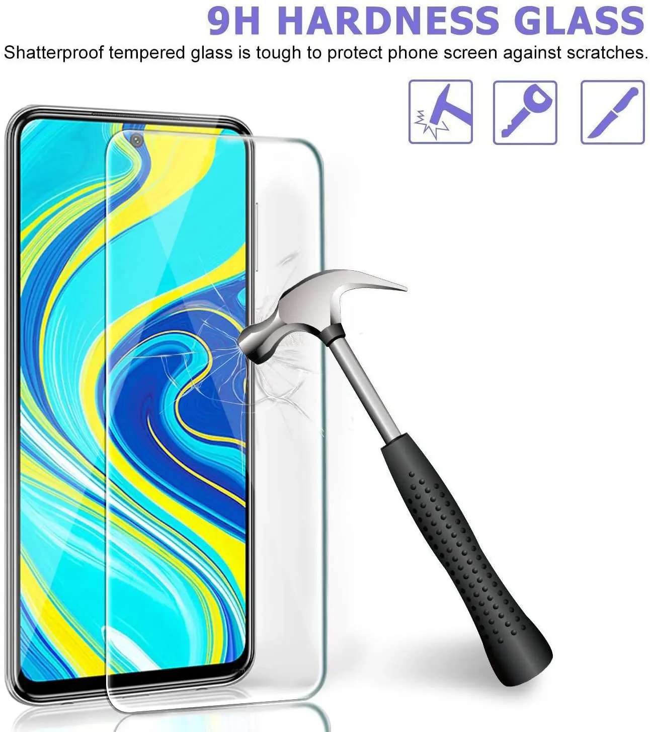 For Xiaomi Redmi Note 9 Pro Max Tempered Glass Screen Protector Protective Film For Xiaomi Redmi Note9 Note 9s Glass 9H