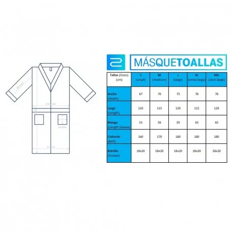 

Coral adult bathrobe made from 100% cotton