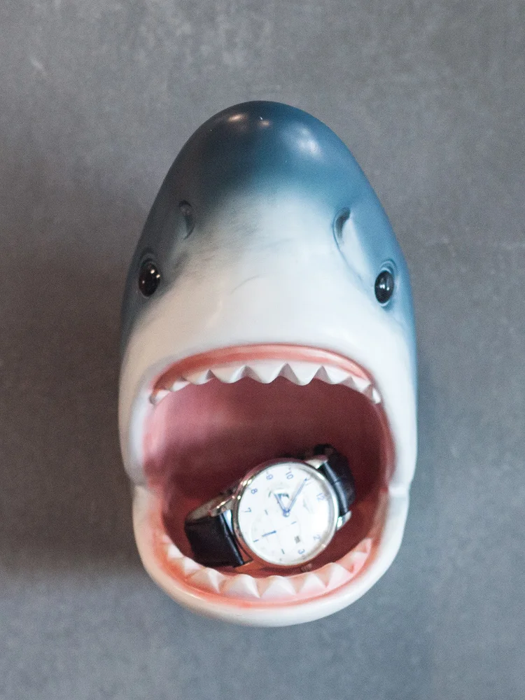 

3D RESIN SHARK WALL HANGING DECOR KEY BOX STORAGE