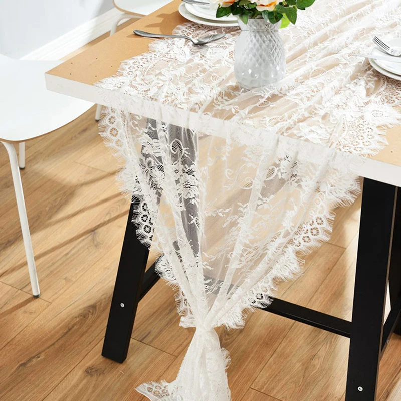 Fowecelt 2021 деревенское свадебное украшение кружевная скатерть современный