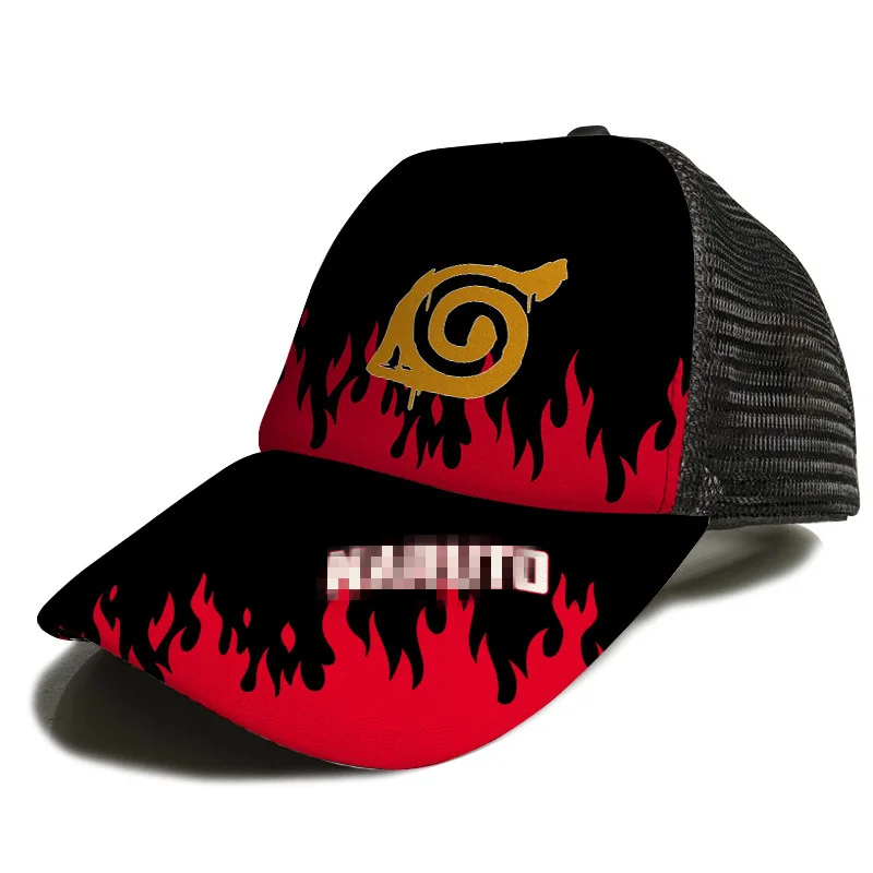

NINJA Uzumaki Uchiha Sasuke Akatsuki Sharingan Cosplay Print Sun Hats Baseball Cap