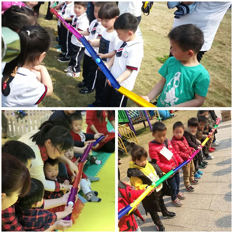 

U-Channel Transmit Balls Kids Teamwork Games Schools Outdoor Activities Pipeline Kit Fun Games Children Toy Ball Game Props