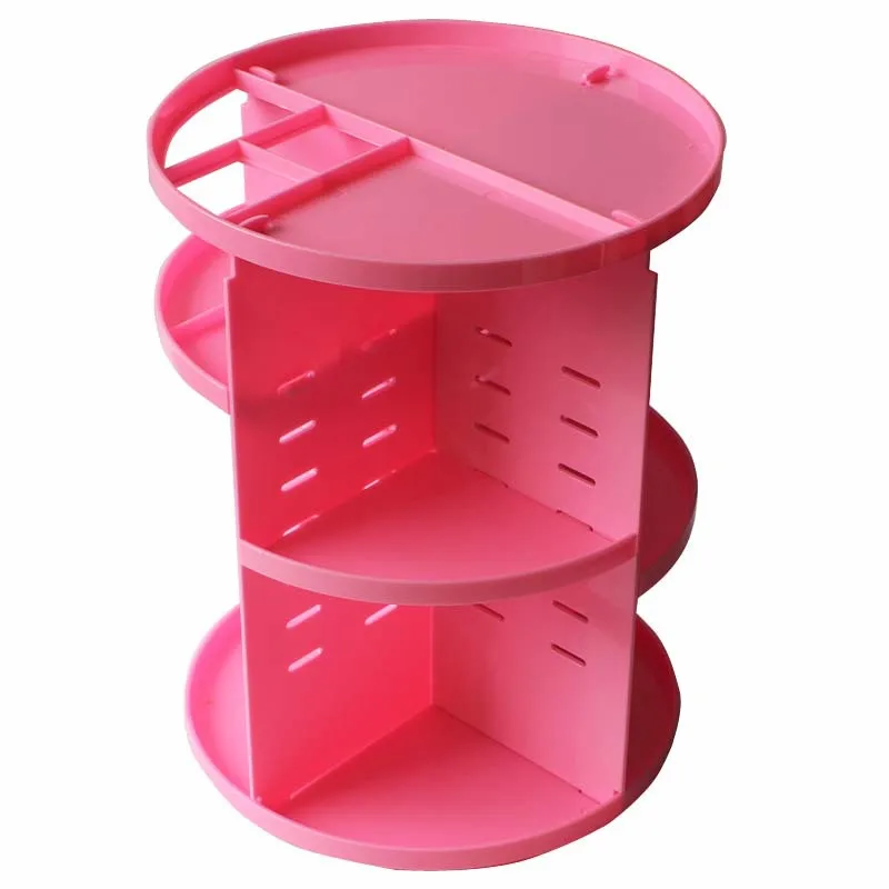 LIYIMENG вращающийся на 360 градусов Органайзер для макияжа портативный ящик хранения