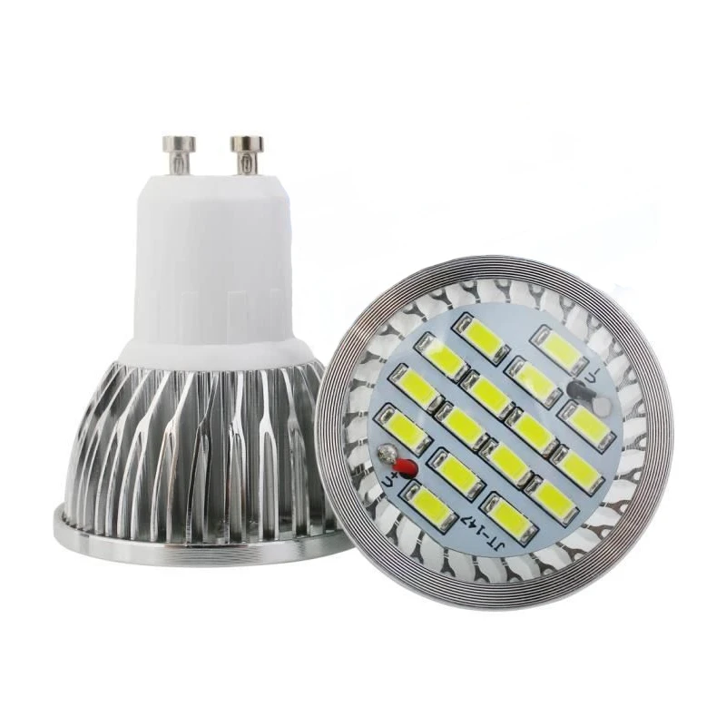 

10PCS GU10 16 LED 5630 SMD Energy Saving Lamp Bulb 6W LED Light Bulb Spotlight Spot Lights Bulbs White Lighting AC220V