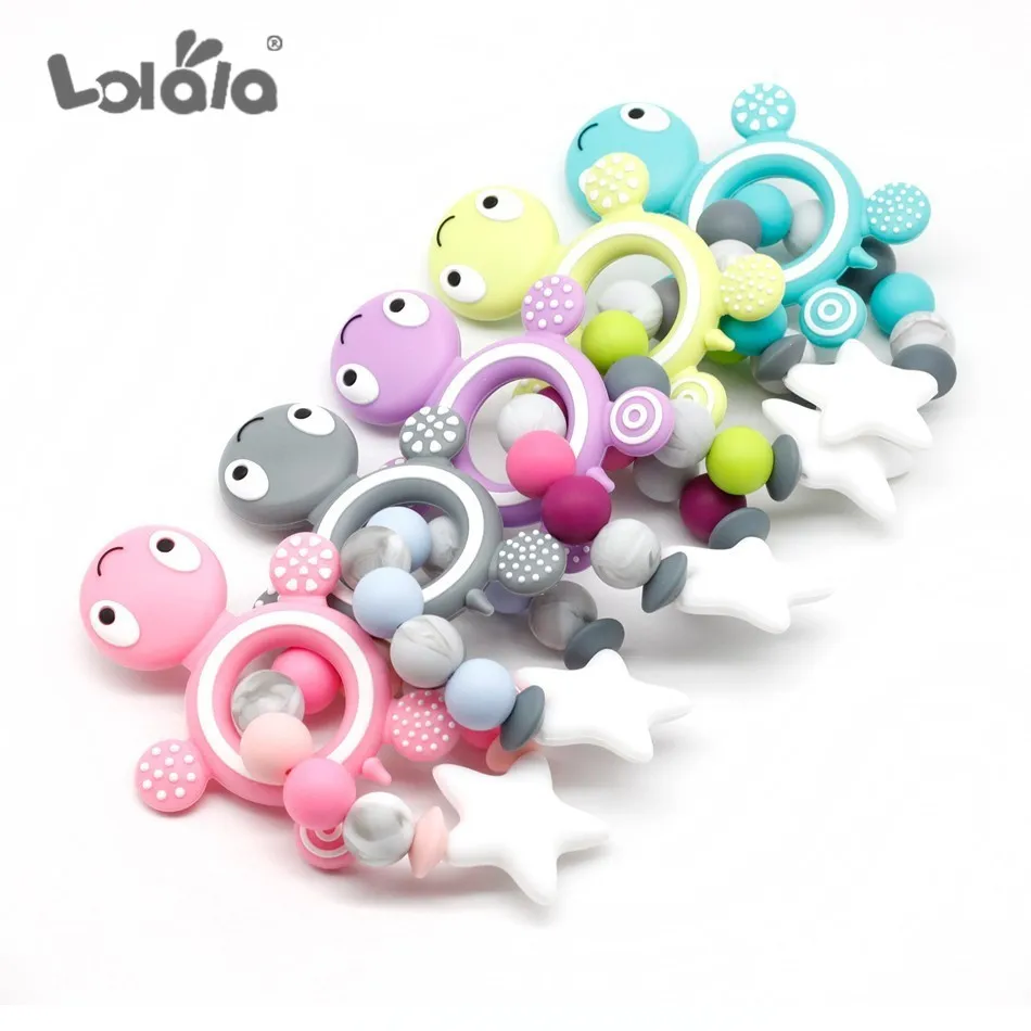 Новый стиль! Силиконовый Прорезыватель для зубов силиконовые бусины пищевой